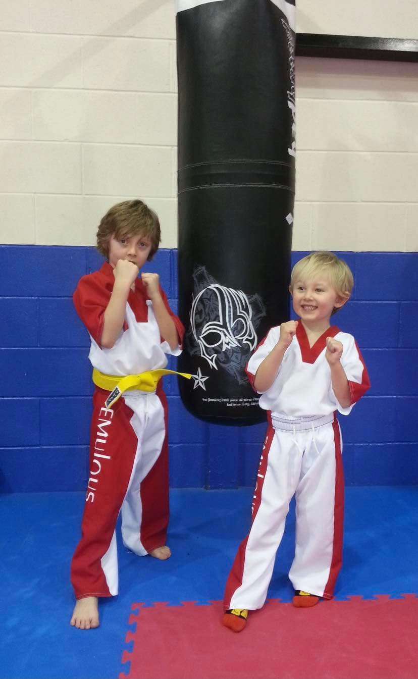 Children training at Emulous Martial Arts